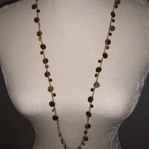 Park Lane Gold Disc Necklace